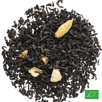 ÉTOILE DES NEIGES - Thé noir aromatisé agrumes, épices - Bio