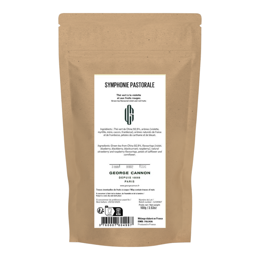 SYMPHONIE PASTORALE - Thé vert à la violette et aux fruits rouges