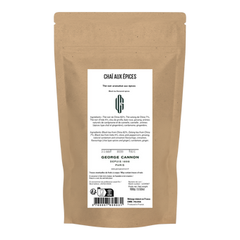 CHAÏ AUX EPICES - Thé noir aromatisé aux épices