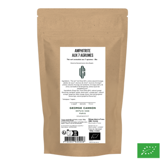 AMPHITRITE AUX 7 AGRUMES - Thé vert aromatisé aux 7 agrumes - Bio