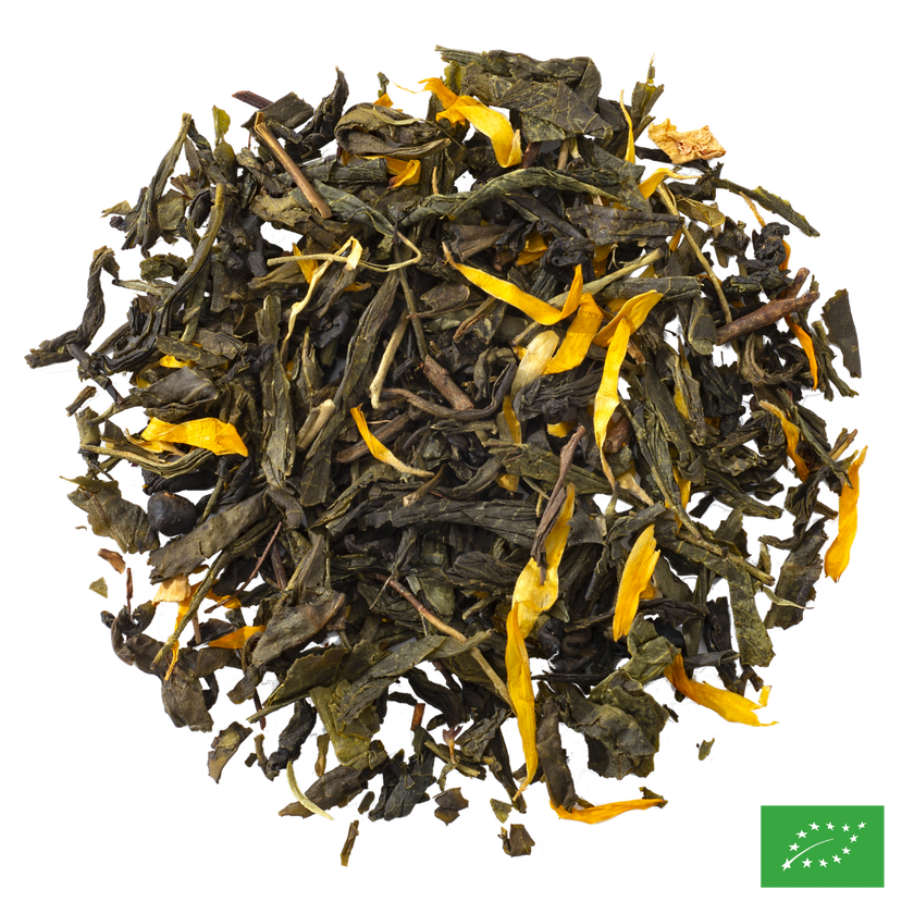 ROUGE BAISER - Thé vert aromatisé fruits rouges, vanille - Bio