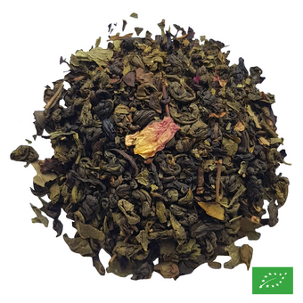 SIDI KAOUKI - Thé vert à la menthe aromatisé fleur d'oranger, rose - Bio