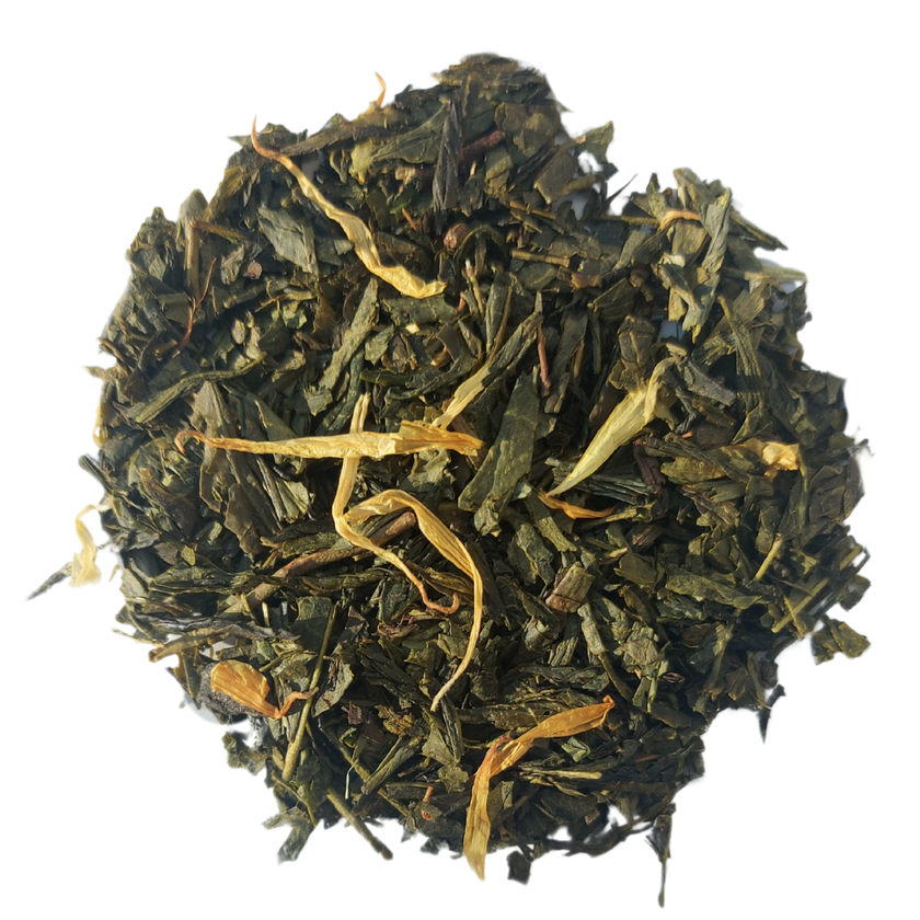 VERT DES CARAÏBES - Thé vert aromatisé ananas, noix de coco, citron