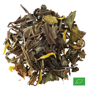 PAVILLON BLANC - Thé blanc aromatisé pêche, fruit de la passion, poire - Bio