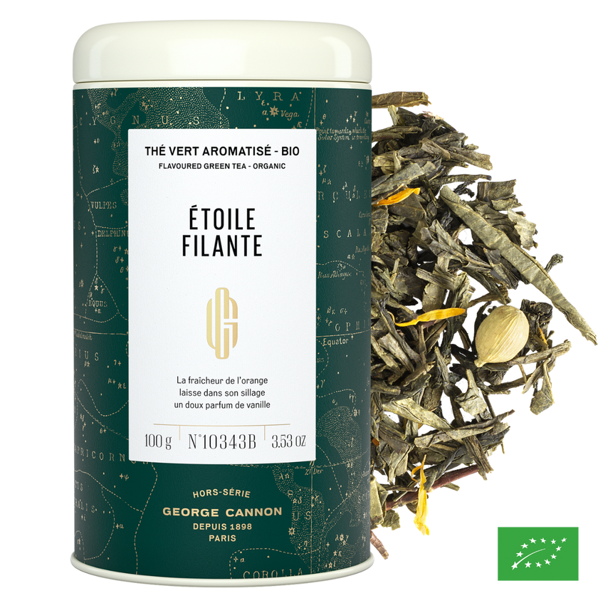 ÉTOILE FILANTE - Thé vert aromatisé épices - Bio