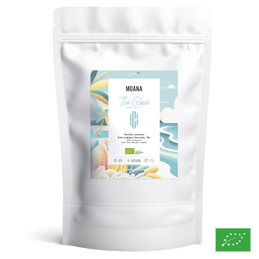 MOANA - Thé blanc glacé aromatisé aux fruits exotiques, fève tonka - Bio