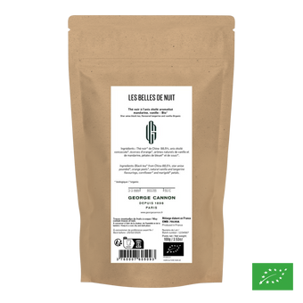 LES BELLES DE NUITS - Thé noir à l'anis étoilé aromatisé mandarine, vanille - Bio