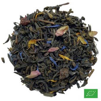 PARIS EST UNE FÊTE - Thé vert aromatisé fraise, raisin - Bio