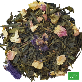 LAO MA - Thé vert aromatisé goyave, rose - Bio