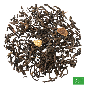 ÉTOILE NOIRE - Thé sombre aromatisé épices et agrumes - Bio