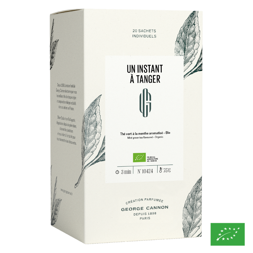 UN INSTANT À TANGER - Thé vert à la menthe aromatisé - Bio