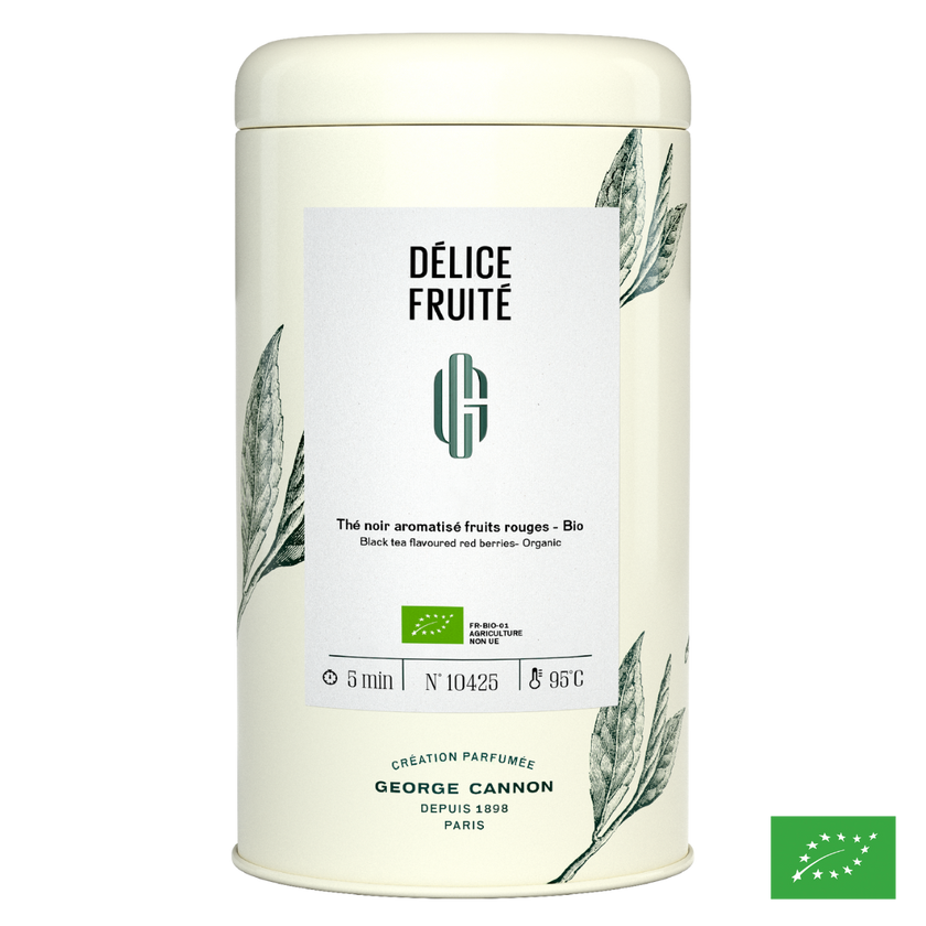 DÉLICE FRUITÉ - Thé noir aromatisé fruits rouges - Bio