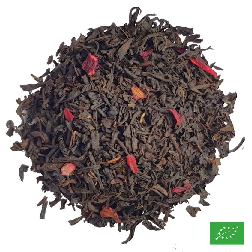 DÉLICE FRUITÉ - Thé noir aromatisé fruits rouges - Bio