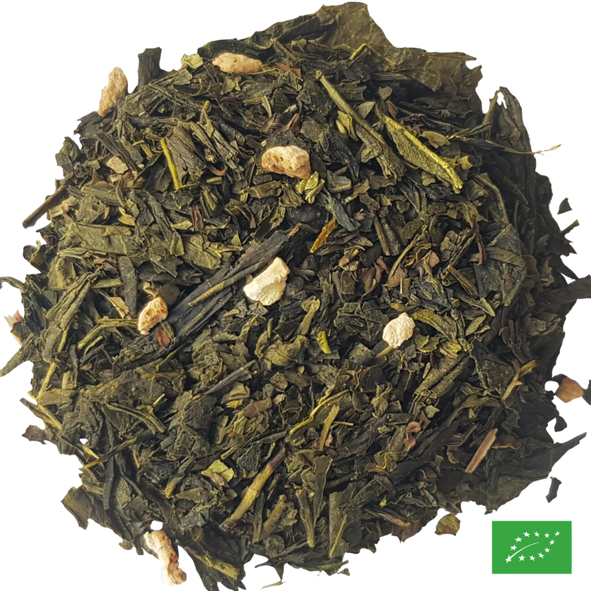 ÉVOCATION EXOTIQUE - Thé vert glacé à la menthe aromatisé citron, fruits exotiques - Bio