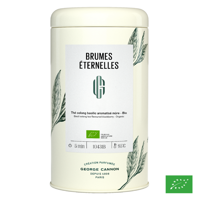 BRUMES ÉTERNELLES - Thé Oolong au basilic aromatisé mûre - Bio