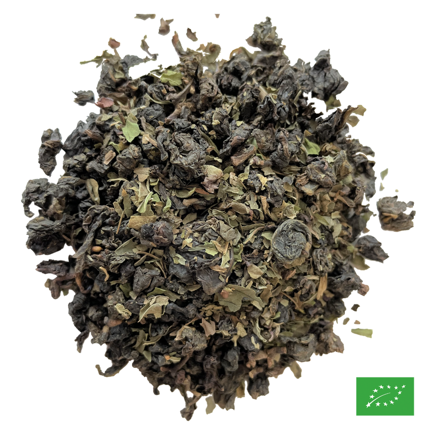BRUMES ÉTERNELLES - Thé Oolong au basilic aromatisé mûre - Bio