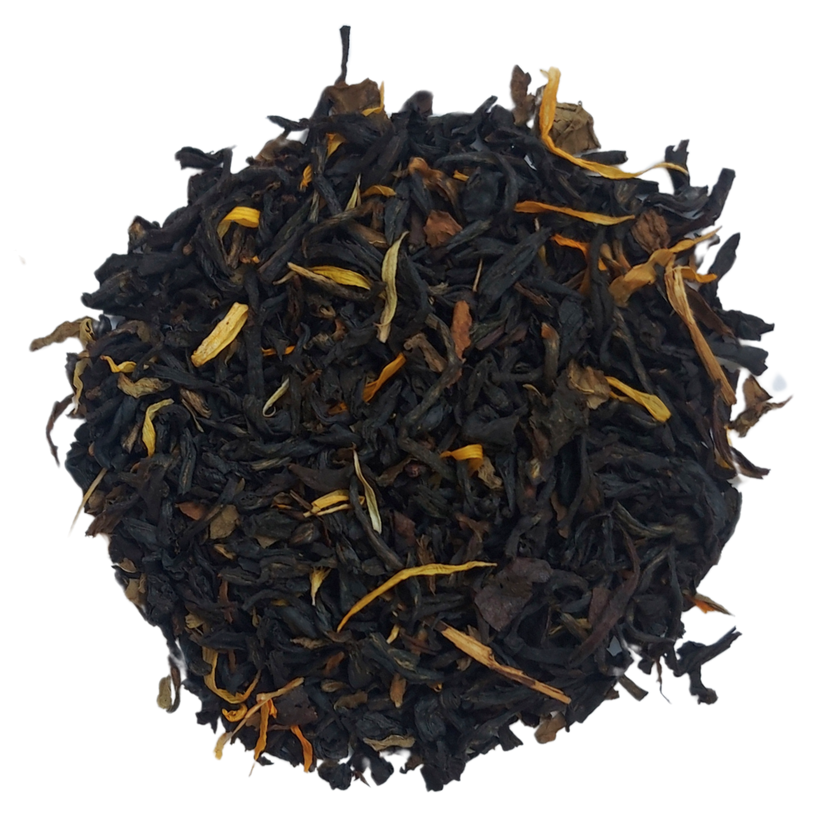 THÉ DES 4 PRINTEMPS - Thé noir à la menthe aromatisé aux fleurs - Bio