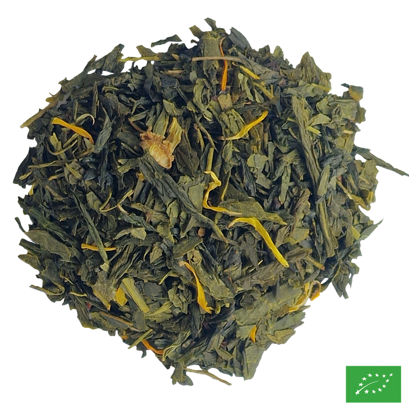 LES RUCHES DE MAJUNGA - Thé vert aromatisé miel et vanille - Bio