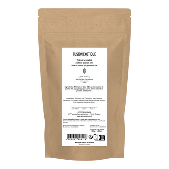 FUSION EXOTIQUE - Thé noir aromatisé pomme, passion, kiwi