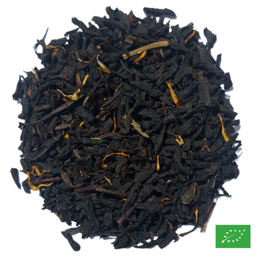 RÊVE D’ÉTÉ - Thé noir aromatisé abricot, pêche - Bio