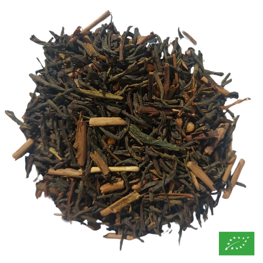 MIE & MERVEILLES - Thé noir et thé vert grillé aromatisés miel, épices - Bio