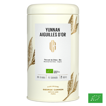 YUNNAN AIGUILLES D'OR - Thé noir de Chine - Bio