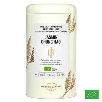 JASMIN CHUNG HAO - Thé vert parfumé de Chine - Bio