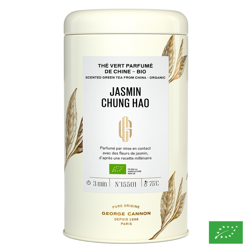 JASMIN CHUNG HAO - Thé vert parfumé de Chine - Bio