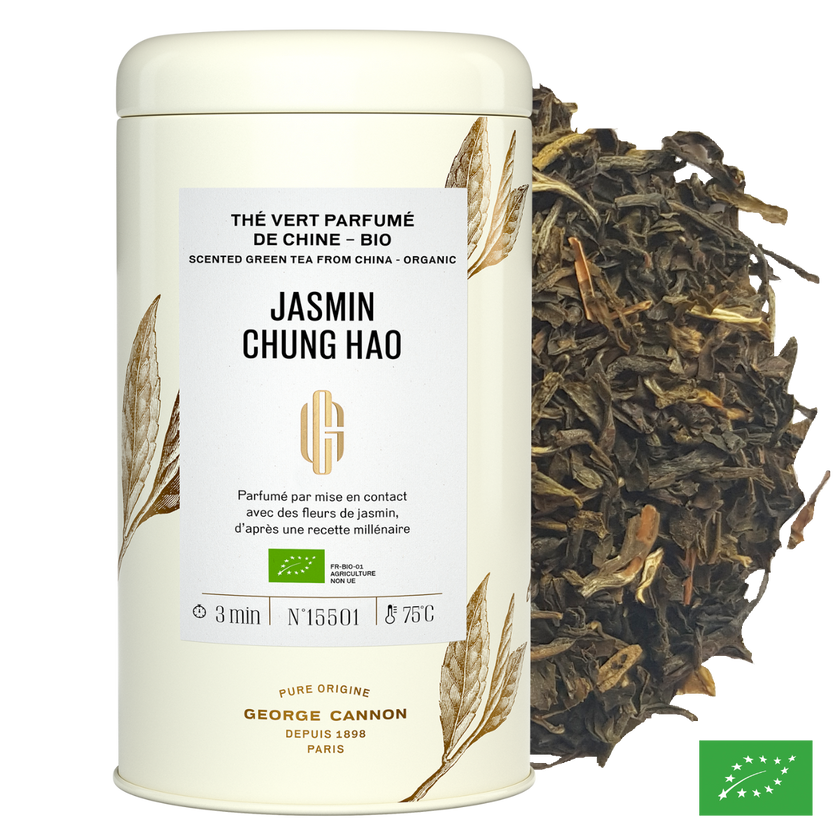 JASMIN CHUNG HAO - Thé vert parfumé de Chine - Bio