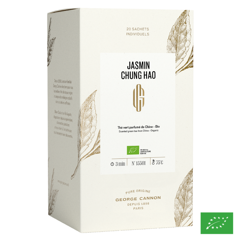 JASMIN CHUNG HAO - Thé vert parfumé de Chine - Bio