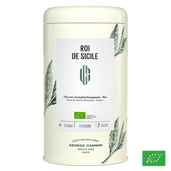 ROI DE SICILE - Earl Grey thé noir aromatisé bergamote - Bio