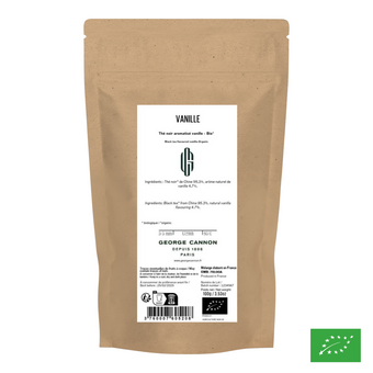 THÉ NOIR VANILLE - Thé noir aromatisé vanille - Bio
