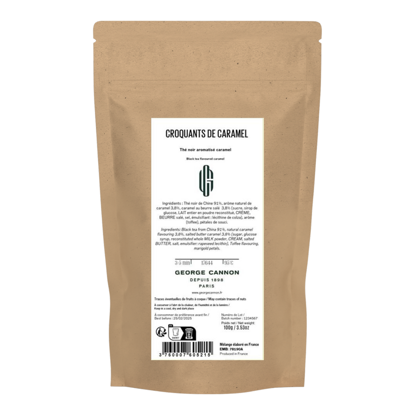 CROQUANTS DE CARAMEL - Thé noir aromatisé caramel