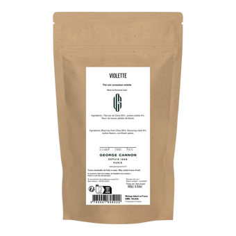 VIOLETTE - Thé noir aromatisé à la violette