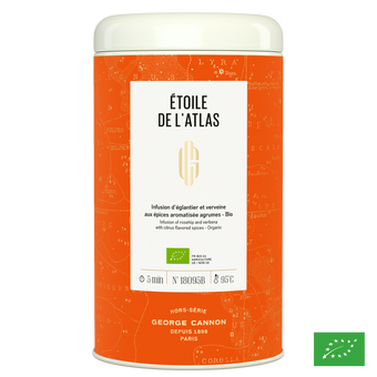 ÉTOILE DE L'ATLAS - Infusion d'églantier et verveine aux épices aromatisées agrumes - Bio