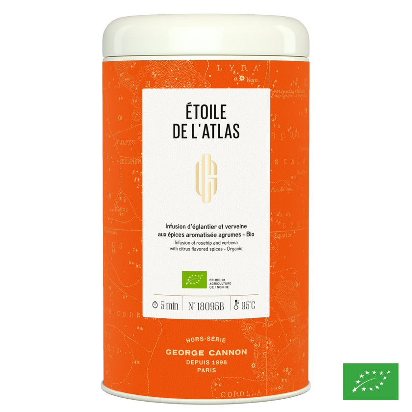 ÉTOILE DE L'ATLAS - Infusion d'églantier et verveine aux épices aromatisées agrumes - Bio