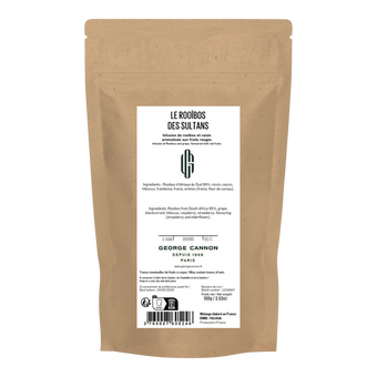 LE ROOIBOS DES SULTANS - Rooibos aux raisins aromatisé aux fruits rouges