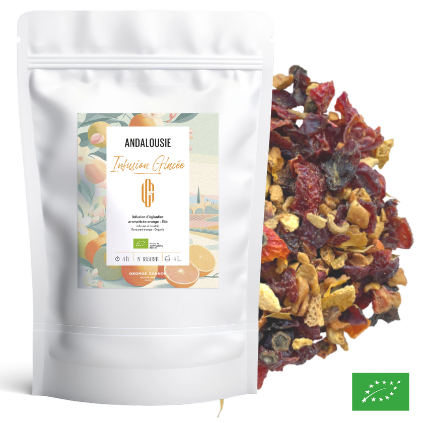 ANDALOUSIE - Infusion glacée d'églantier aromatisée orange - Bio