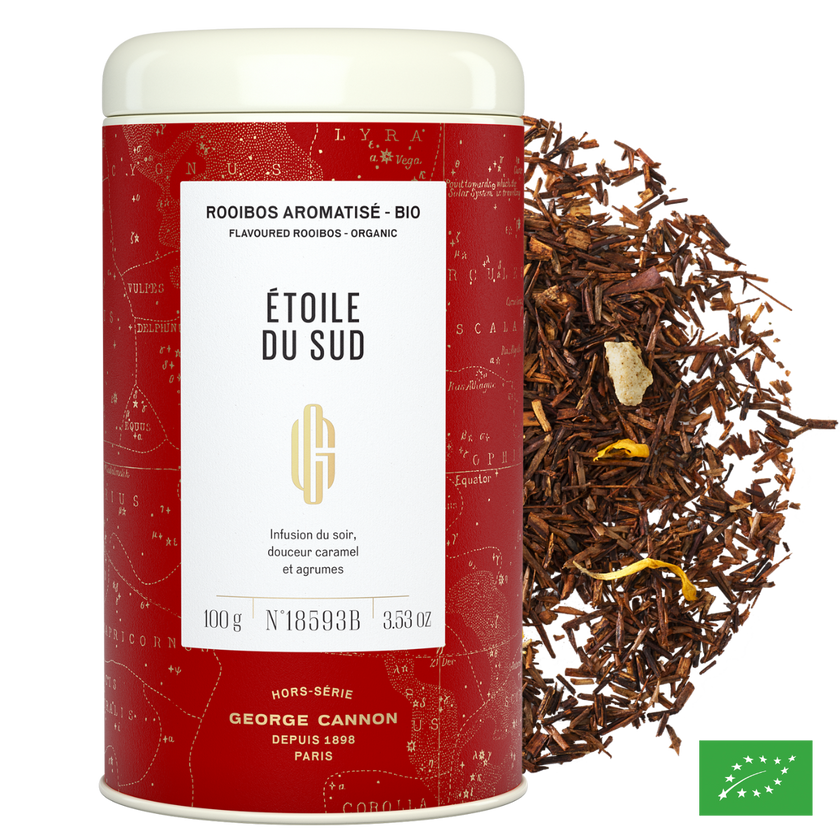 ÉTOILE DU SUD - Rooibos aromatisé vanille, fraise - Bio