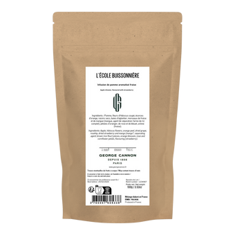 L’ÉCOLE BUISSONNIÈRE - Infusion de pomme aromatisé fraise