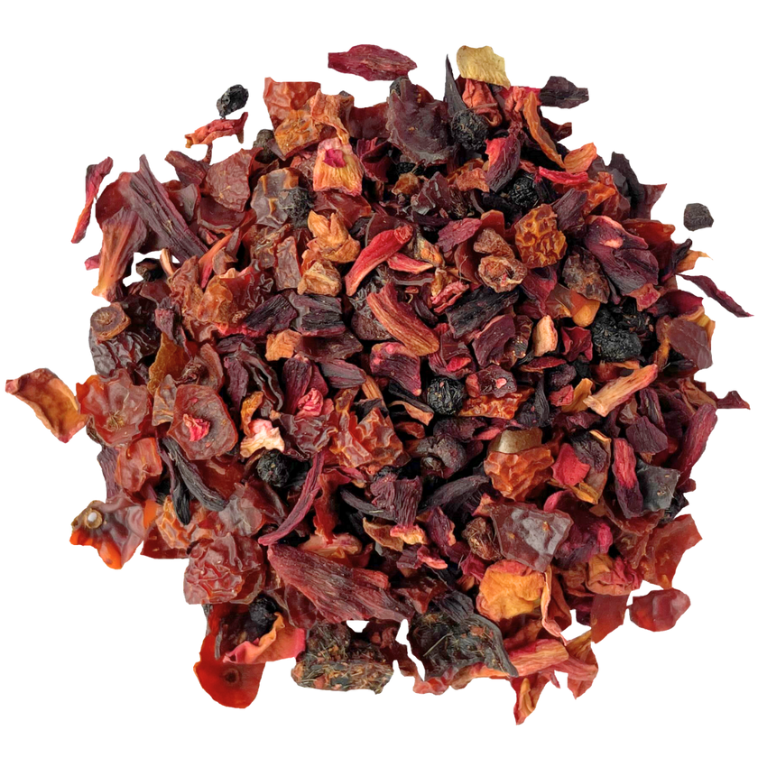 LE CARDINAL - Infusion d'églantier et d'hibiscus aromatisée fruits rouges