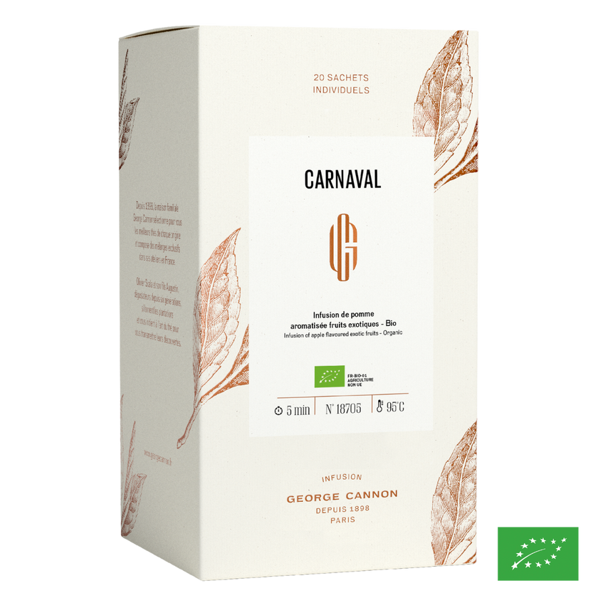CARNAVAL - Infusion de pomme aromatisée fruits exotiques - Bio