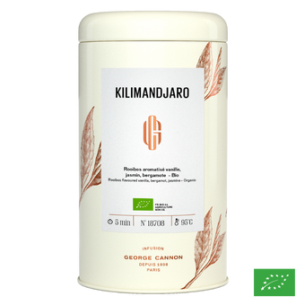 KILIMANDJARO - Rooibos aromatisé vanille, jasmin, bergamote - Bio