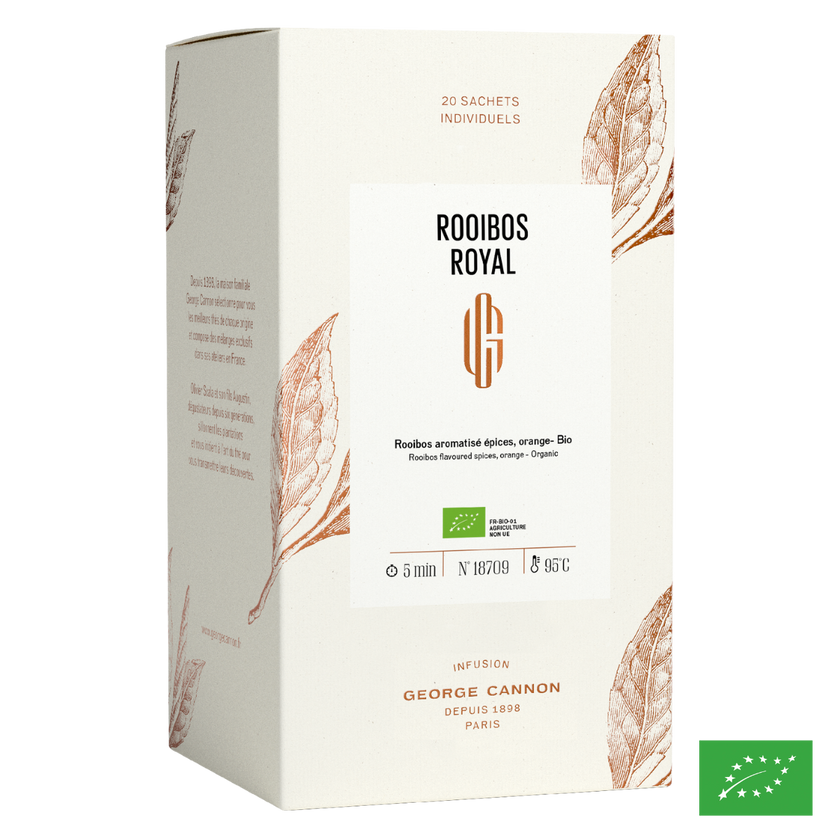 ROOIBOS ROYAL - Rooibos aromatisé épices, orange - Bio