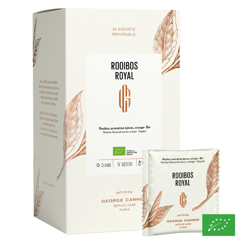 ROOIBOS ROYAL - Rooibos aromatisé épices, orange - Bio