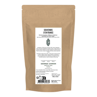 SOUVENIRS D'EN FRANCE - Infusion de pomme, d'hibiscus et betterave aromatisée aux fruits rouges