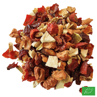 AU COING DU FEU - Infusion de pomme et d'orange aromatisée poire, coing - Bio