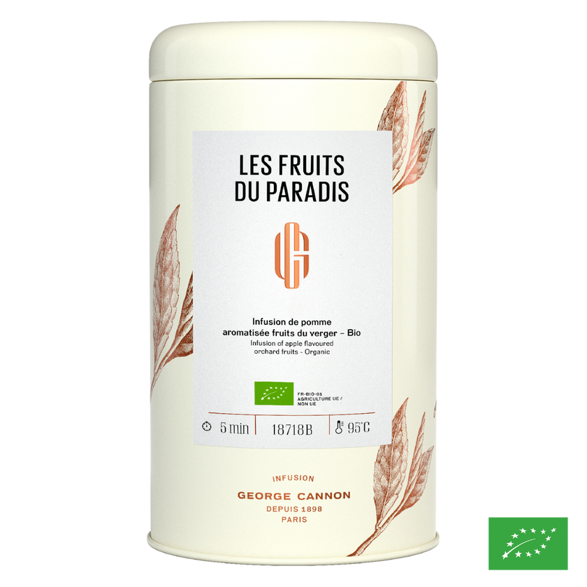 LES FRUITS DU PARADIS - Infusion de pomme aromatisée fruits du verger - Bio