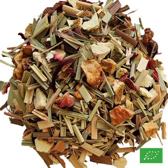 UN ÉTÉ À GALLE - Infusion glacée de pomme et d'hibiscus aromatisé pamplemousse - Bio