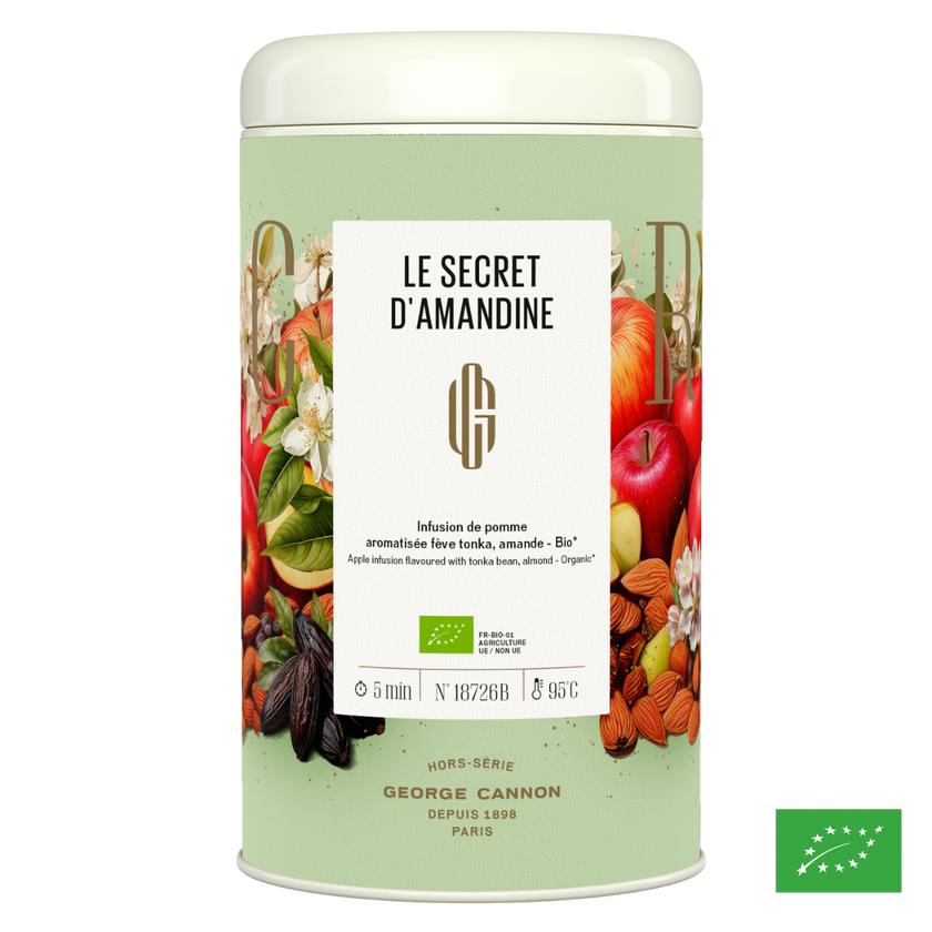 LE SECRET D'AMANDINE - Infusion de pomme aromatisée fève tonka, amande - Bio
